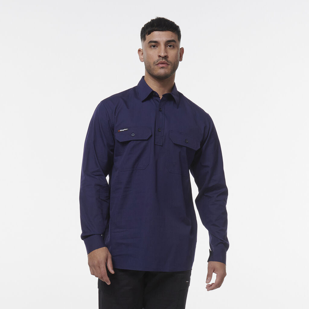 Workcool Vented Closed Front Shirt Long Sleeve