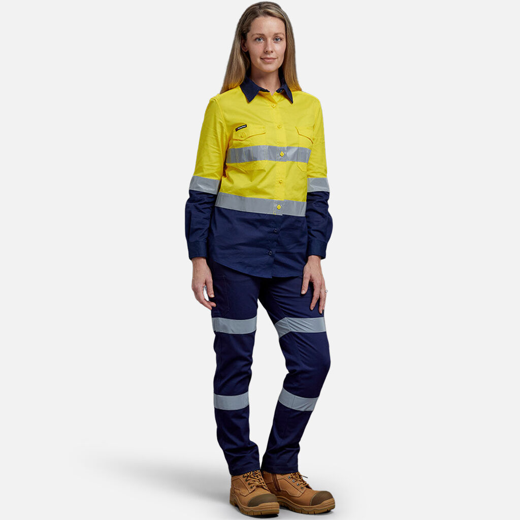 Women's Stretch Reflective Cargo Work Pants