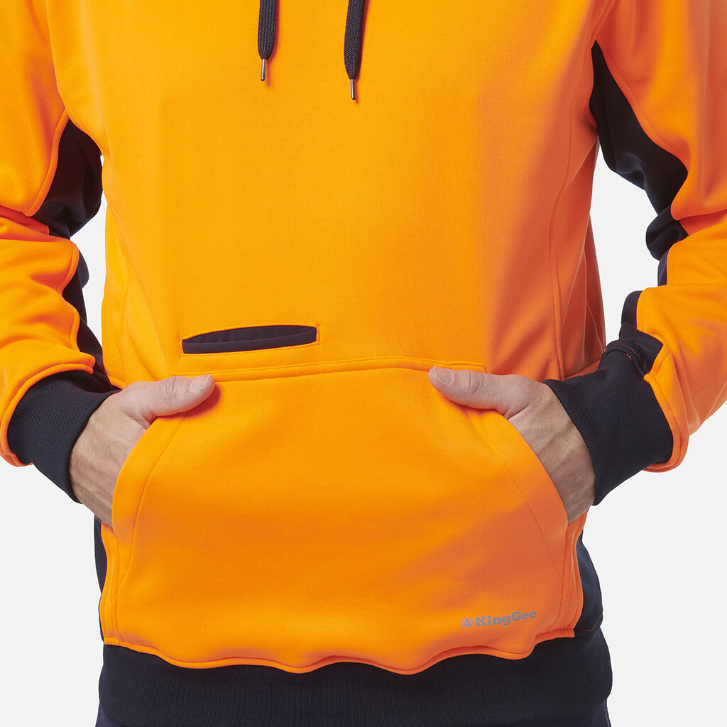 Hi-Vis Fleece Pullover Hoodie