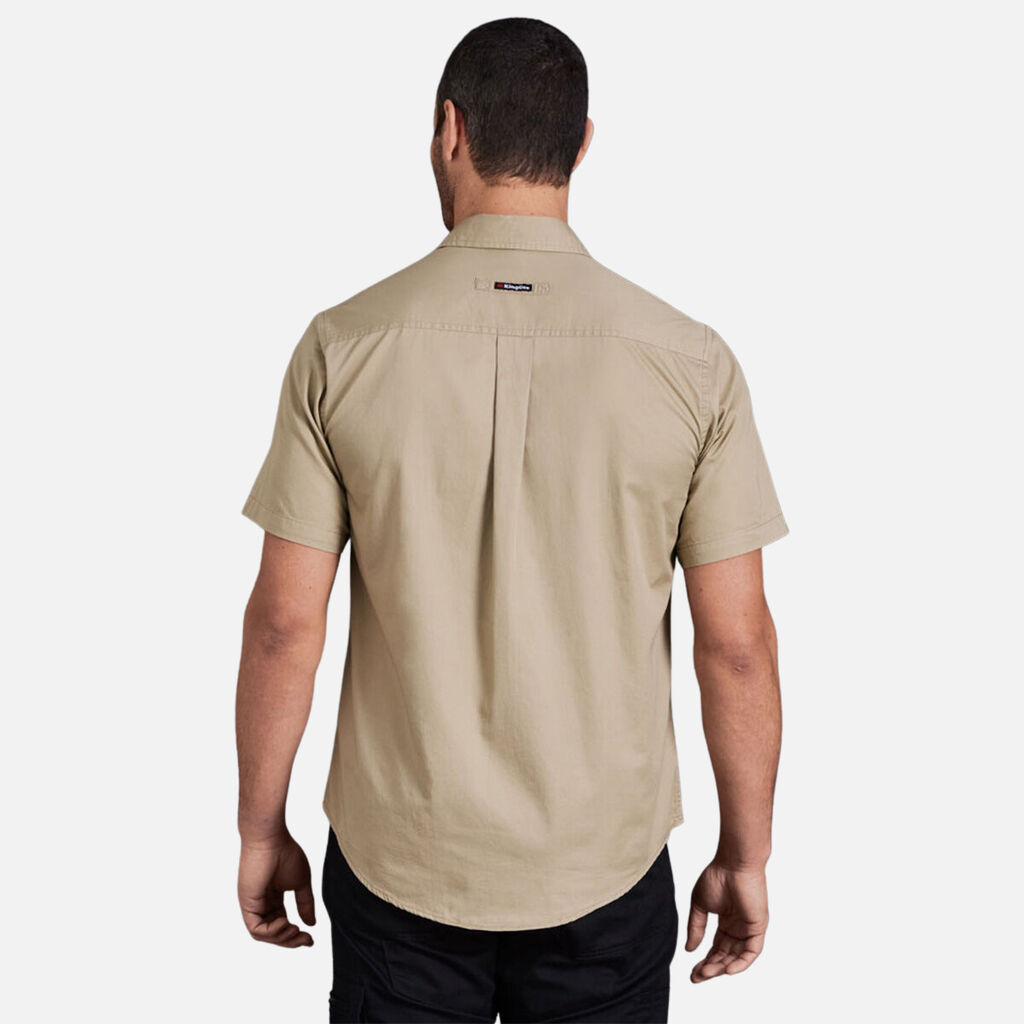 Tradies Lightweight Cotton Drill Short Sleeve Work Shirt