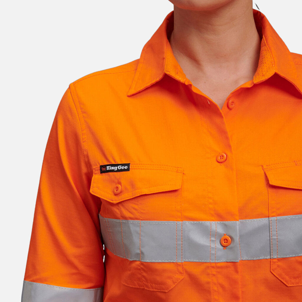 Women's Workcool 2 Hi-Vis Reflective Work Shirt
