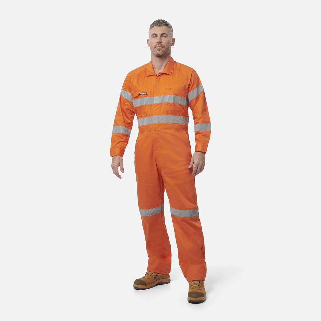 Originals Hi-Vis Lightweight Reflective Drill Work Overalls 