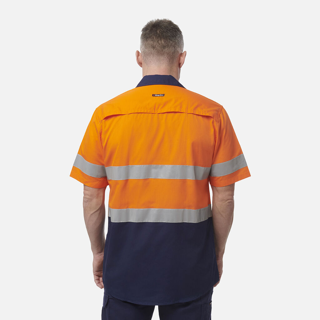 Workcool Vented Spliced Shirt Taped Short Sleeve