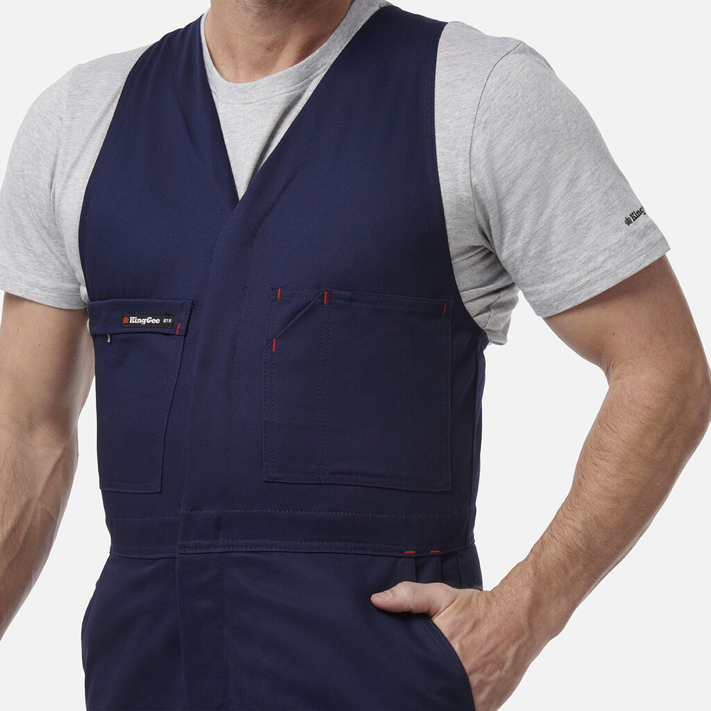 Originals Sleeveless Cotton Drill Work Overalls 