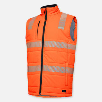 Hi-Vis Reflective  Ripstop Puffer Work Vest