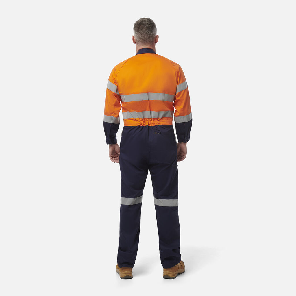 Originals Hi-Vis Reflective Two Tone Drill Work Overalls 
