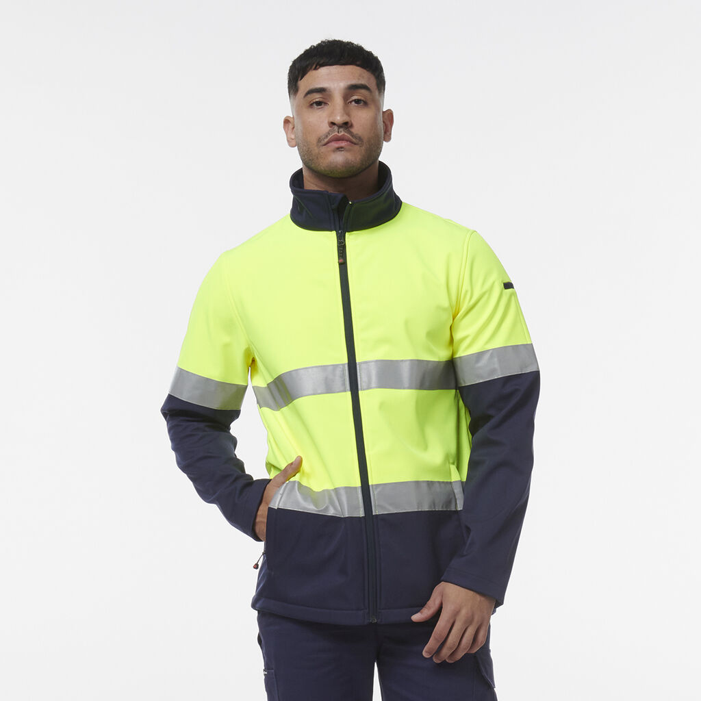 Reflective Spliced Softshell Jacket