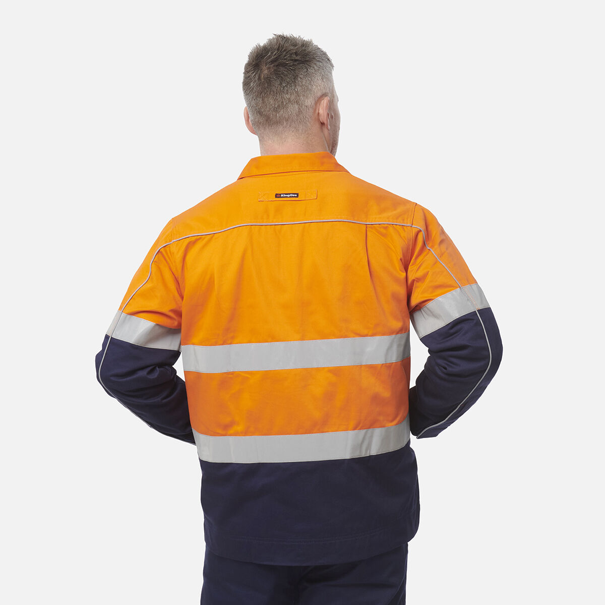 Originals Hi-Vis Reflective Cotton Drill Work Jacket | KingGee