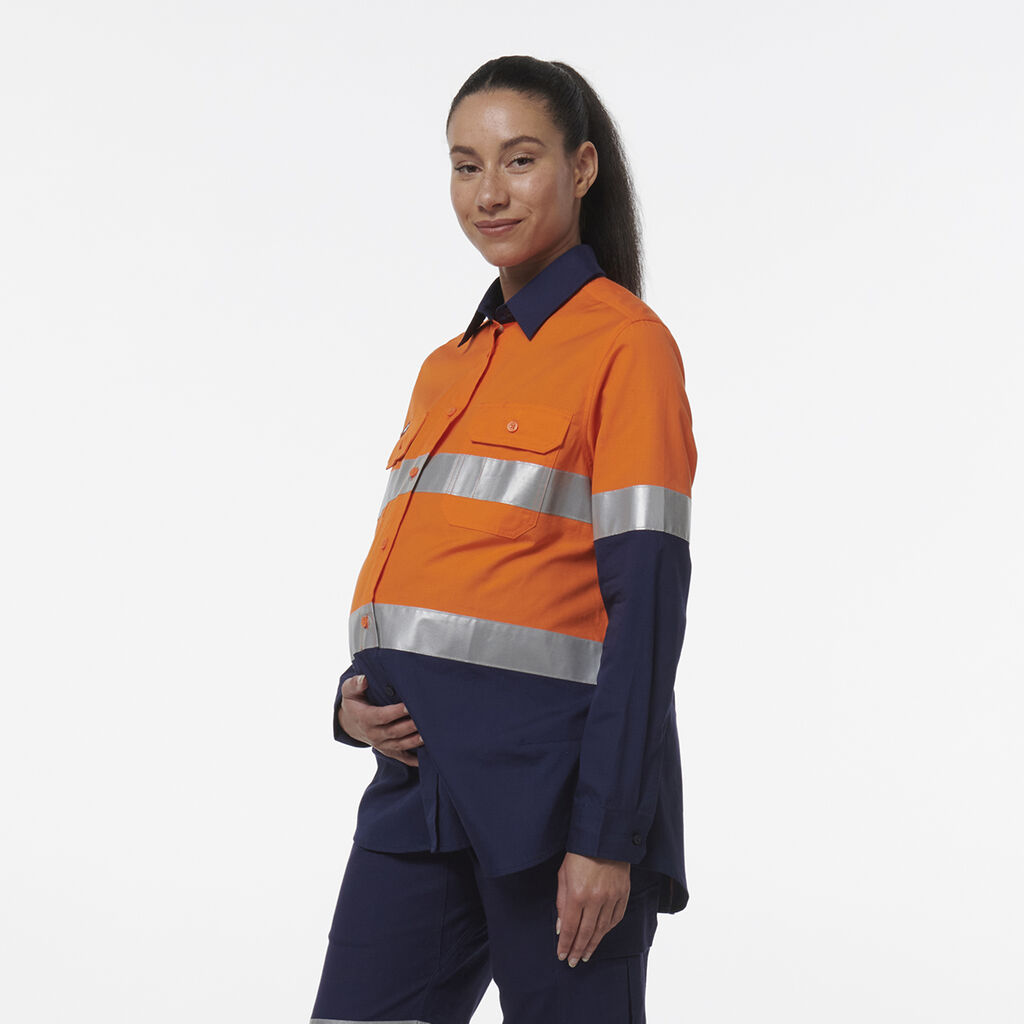 Womens Workcool Maternity Reflective Shirt