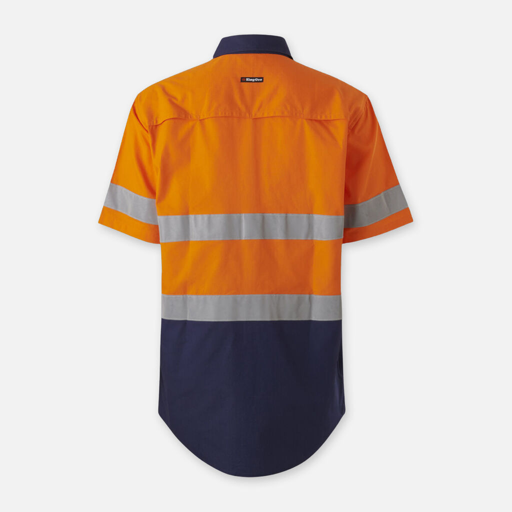 Workcool Vented Spliced Shirt Taped Short Sleeve