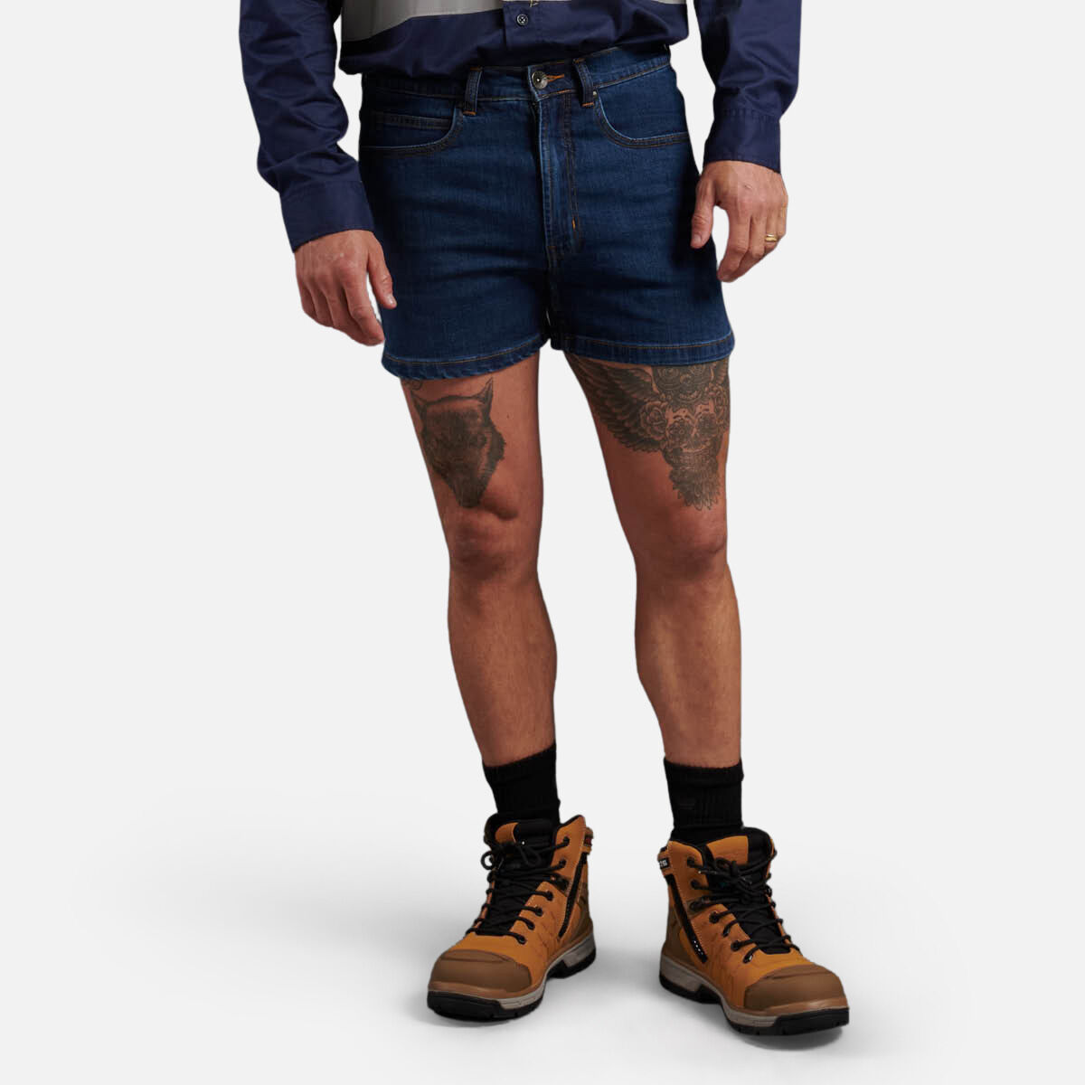 Stretch Denim Work Shorts KingGee Australia