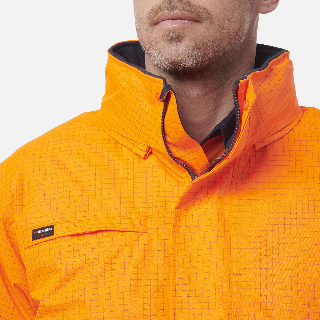 Hi-Vis Anti Static Waterproof Reflective Work Jacket