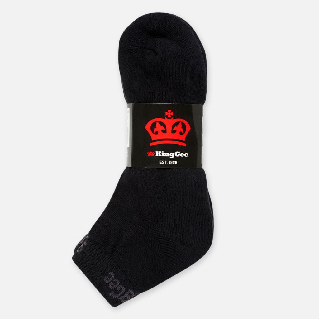 Men's Cotton Crew Work Socks - 5 Pack