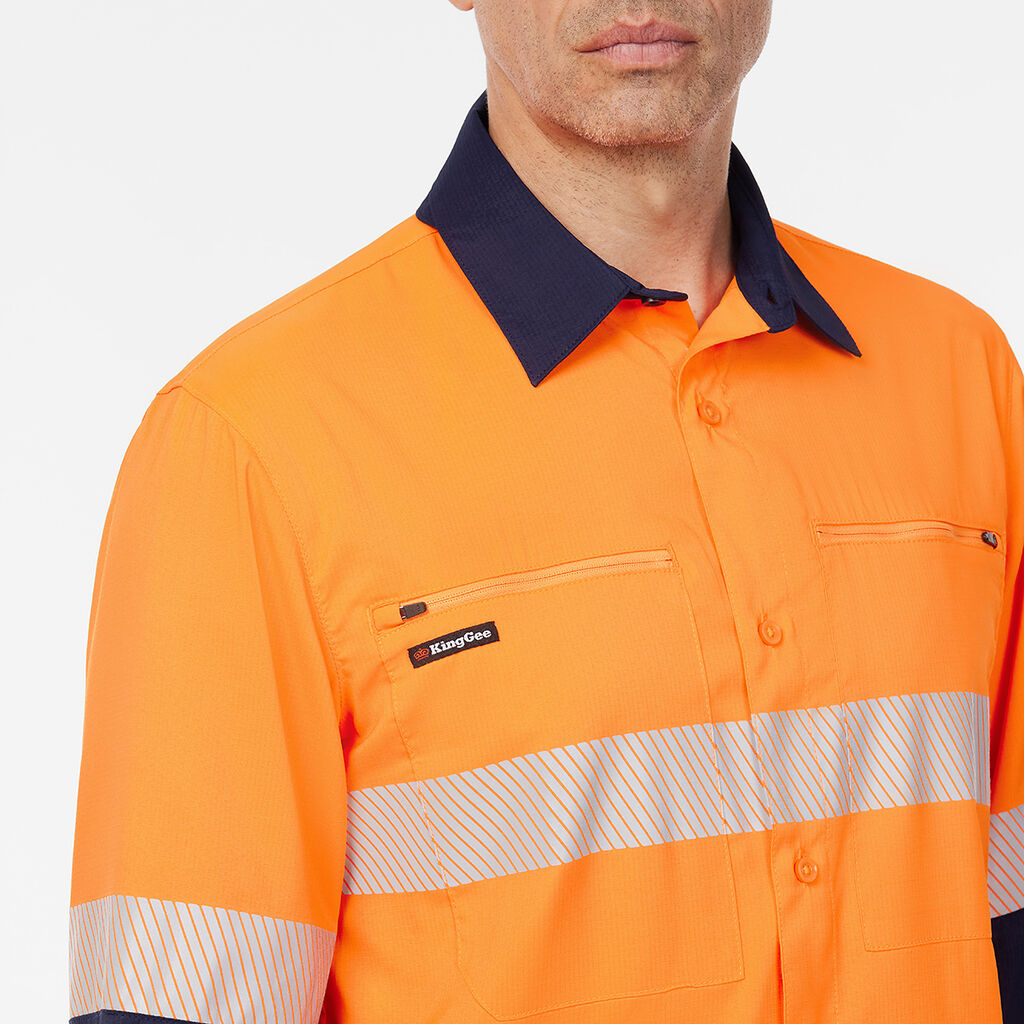 DryCool Hi Vis Spliced Taped Shirt Long Sleeve Shirt 