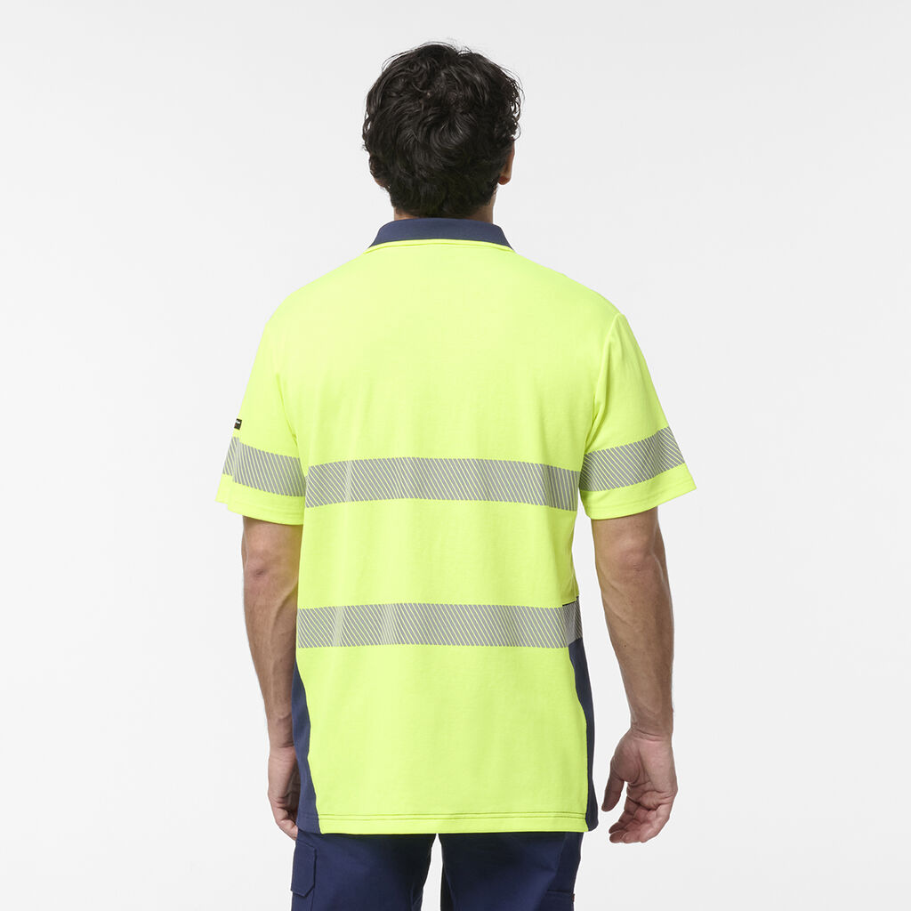 Originals Hi-Vis Spliced Taped Cotton Back Polo