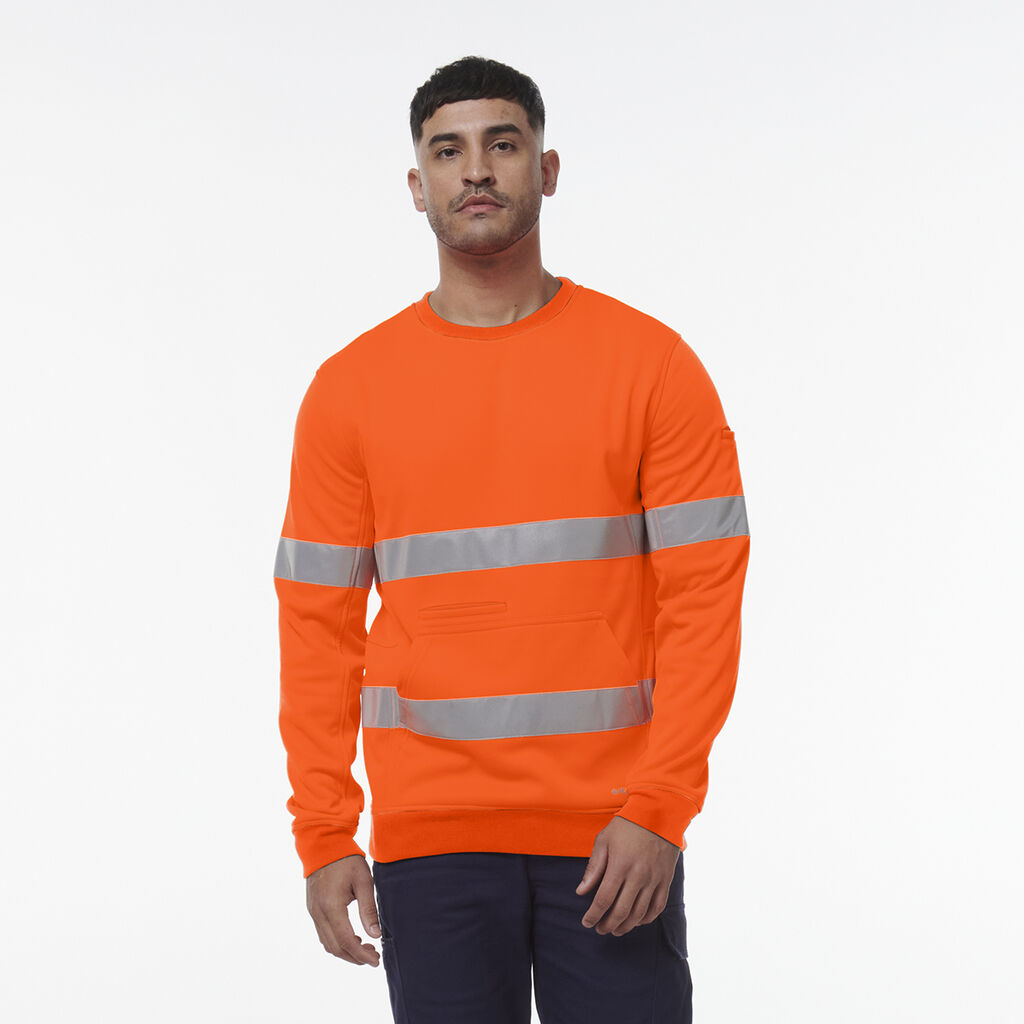 Reflective Crew Neck  Fleece