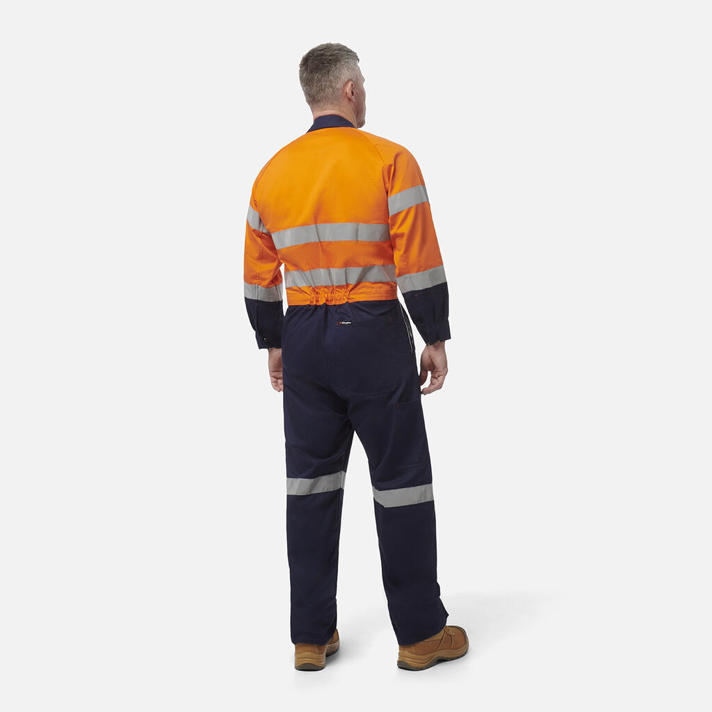Originals Hi-Vis Reflective Two Tone Drill Work Overalls 