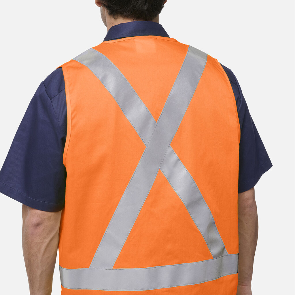 Originals Hi Vis X Back Cotton Drill Vest
