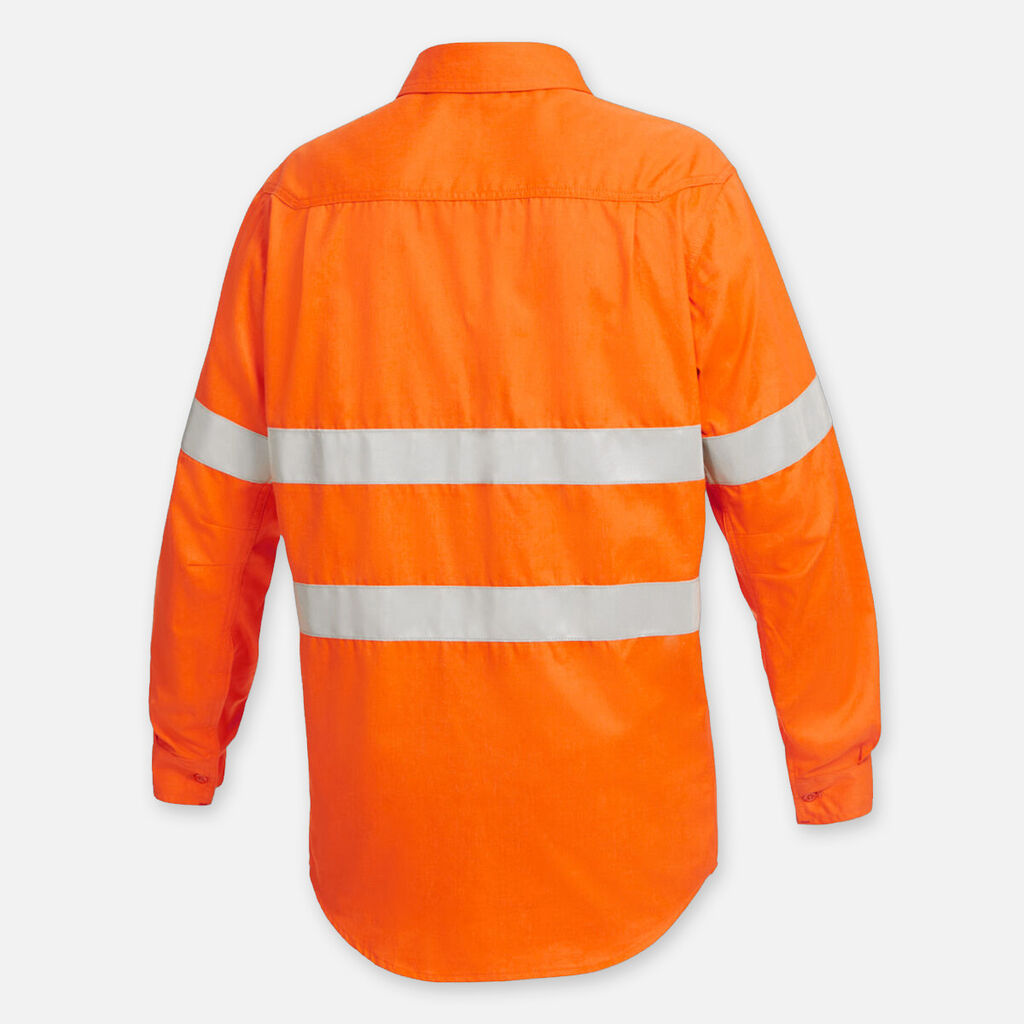 Shieldtec Lenzing FR Hi-Vis Spliced Open Front Taped Shirt