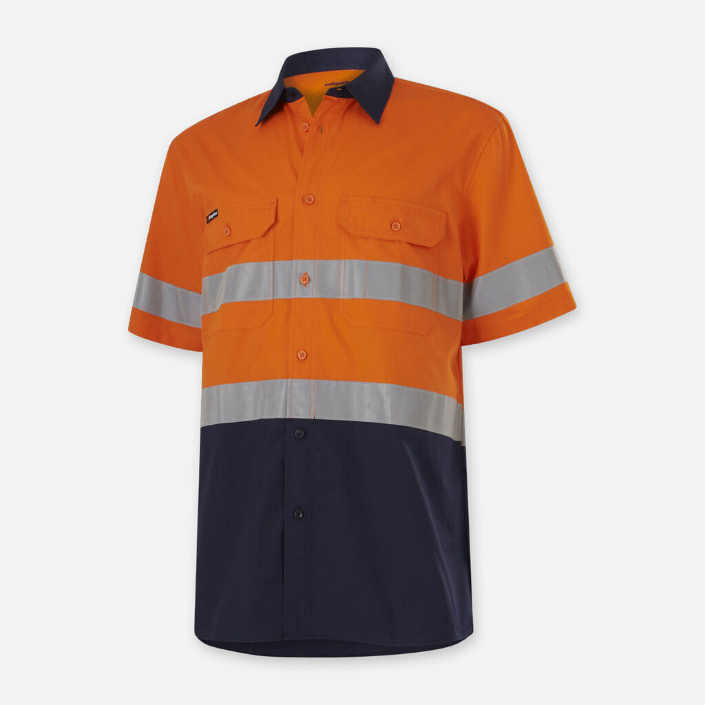 Workcool Vented Spliced Shirt Taped Short Sleeve