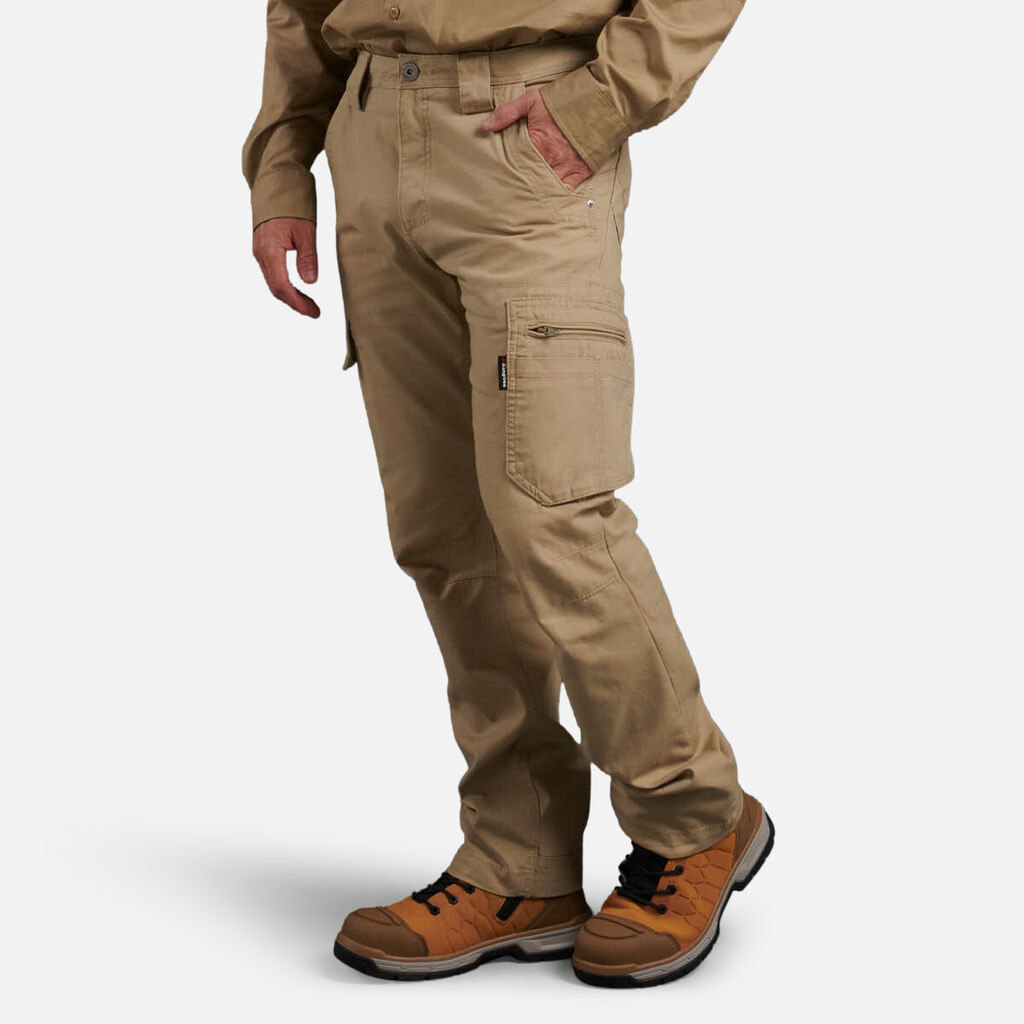 Tradies Canvas Cargo Work Pants 
