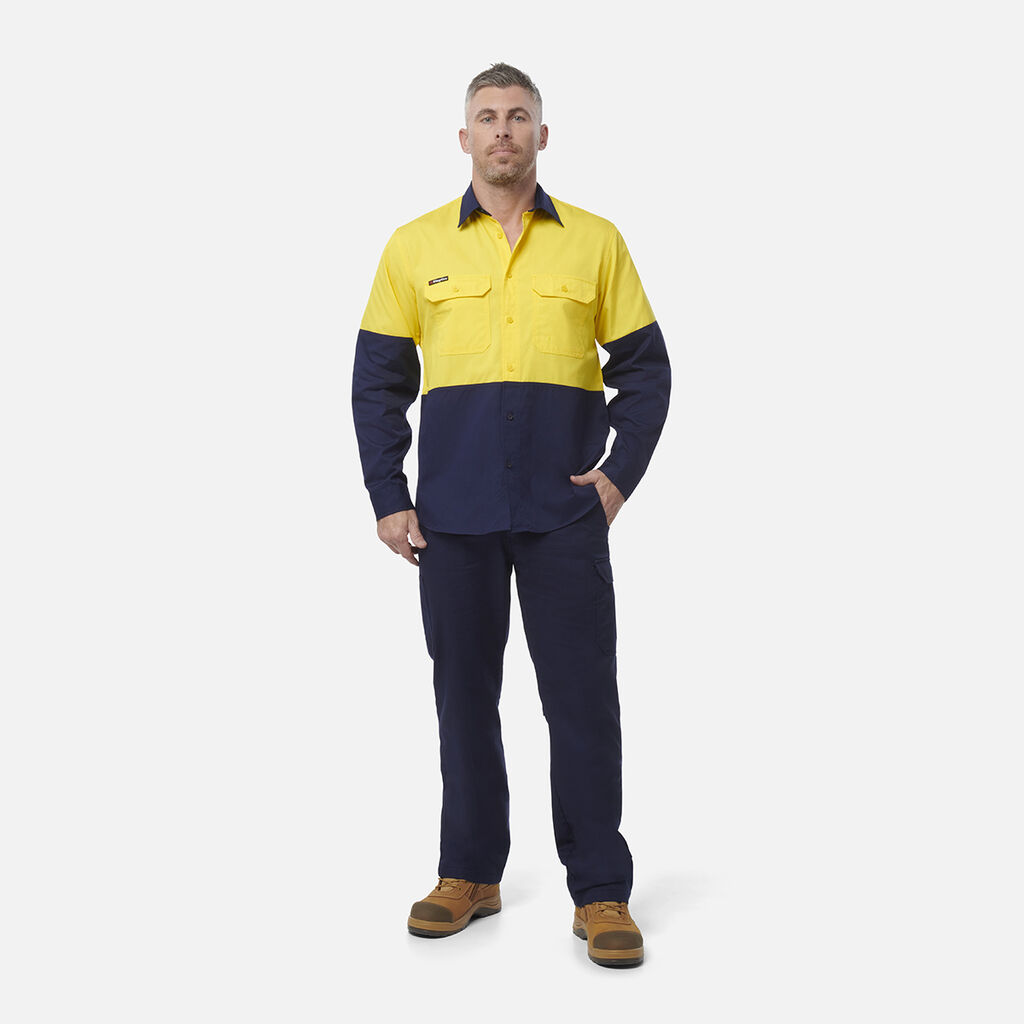 Workcool Vented Spliced Shirt Long Sleeve
