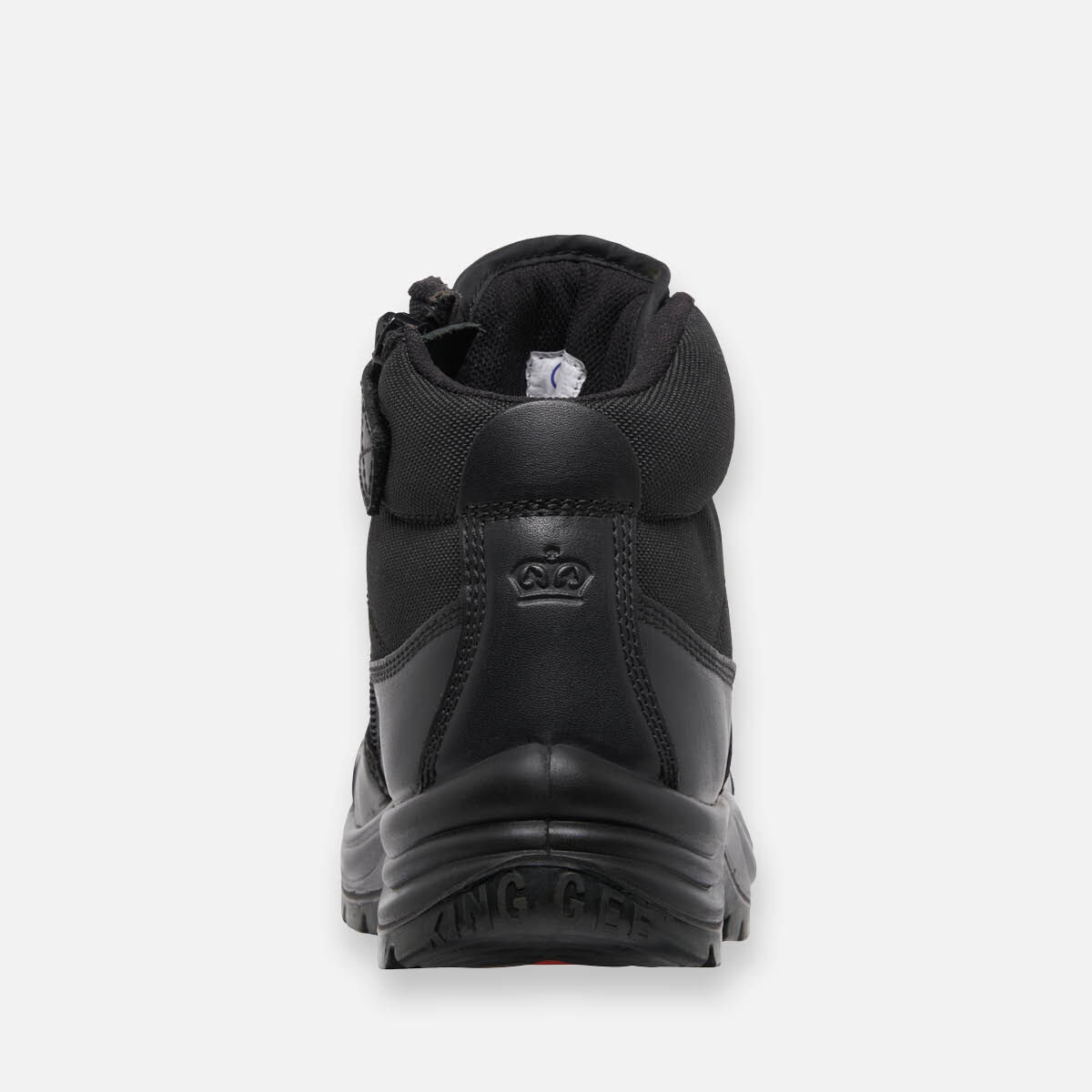Tradie Side Zip Work Boot Black KingGee Australia