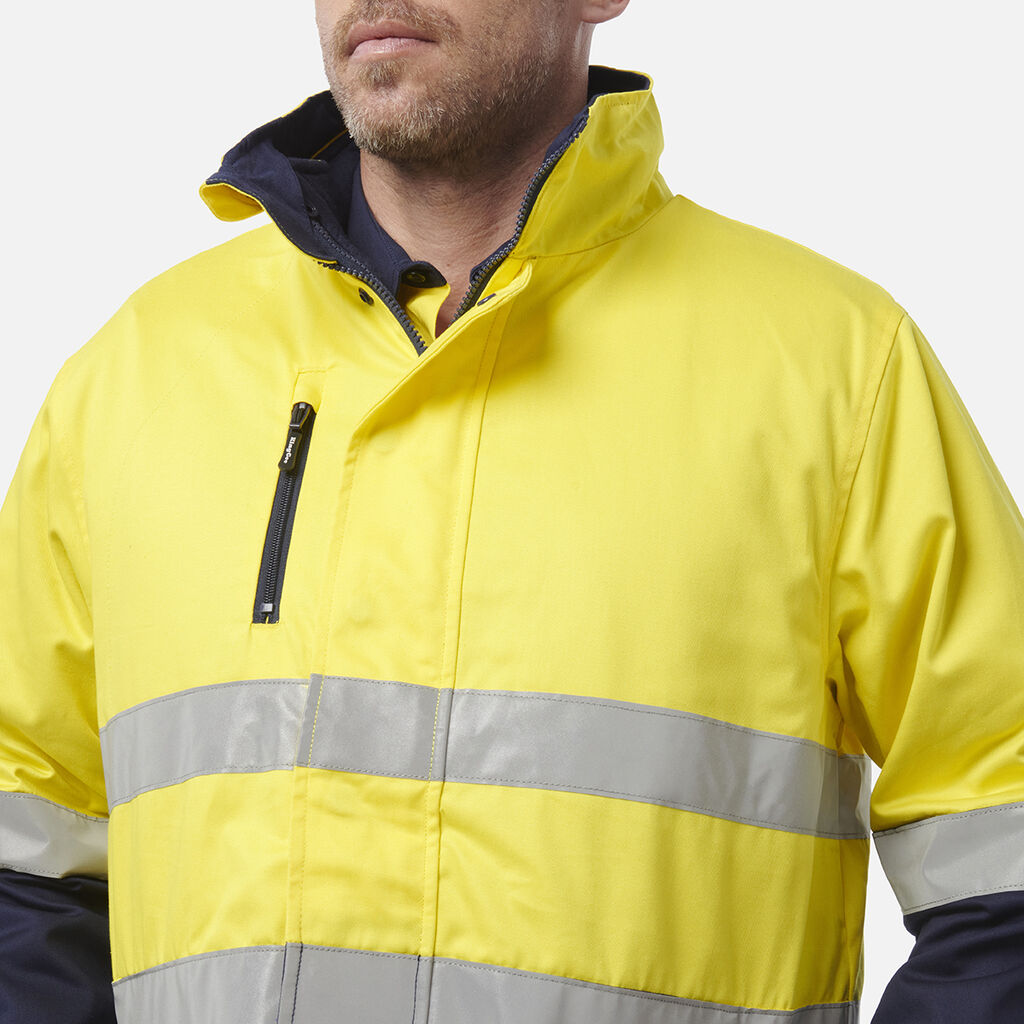 Originals 3 in 1 Hi-Vis Cotton Drill Reflective Work Jacket 