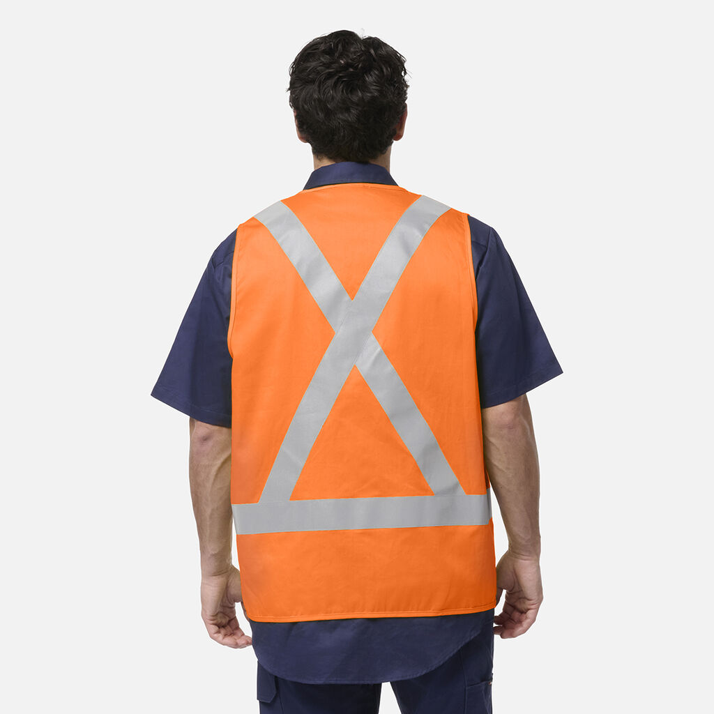 Originals Hi Vis X Back Cotton Drill Vest