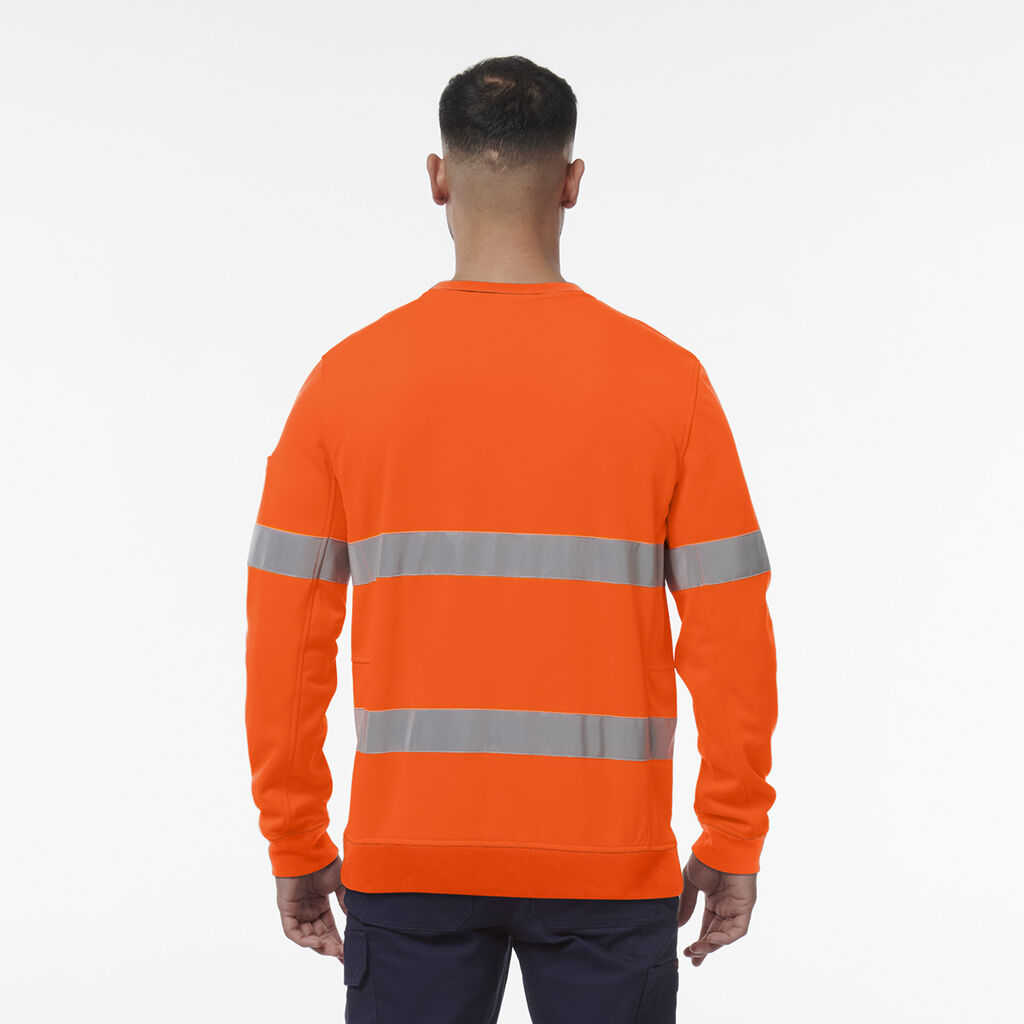 Reflective Crew Neck  Fleece
