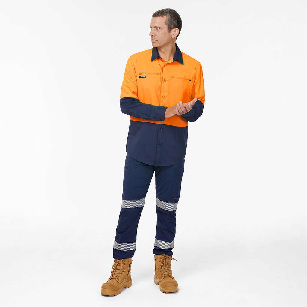 DryCool Hi Vis Spliced Shirt Long Sleeve Shirt 