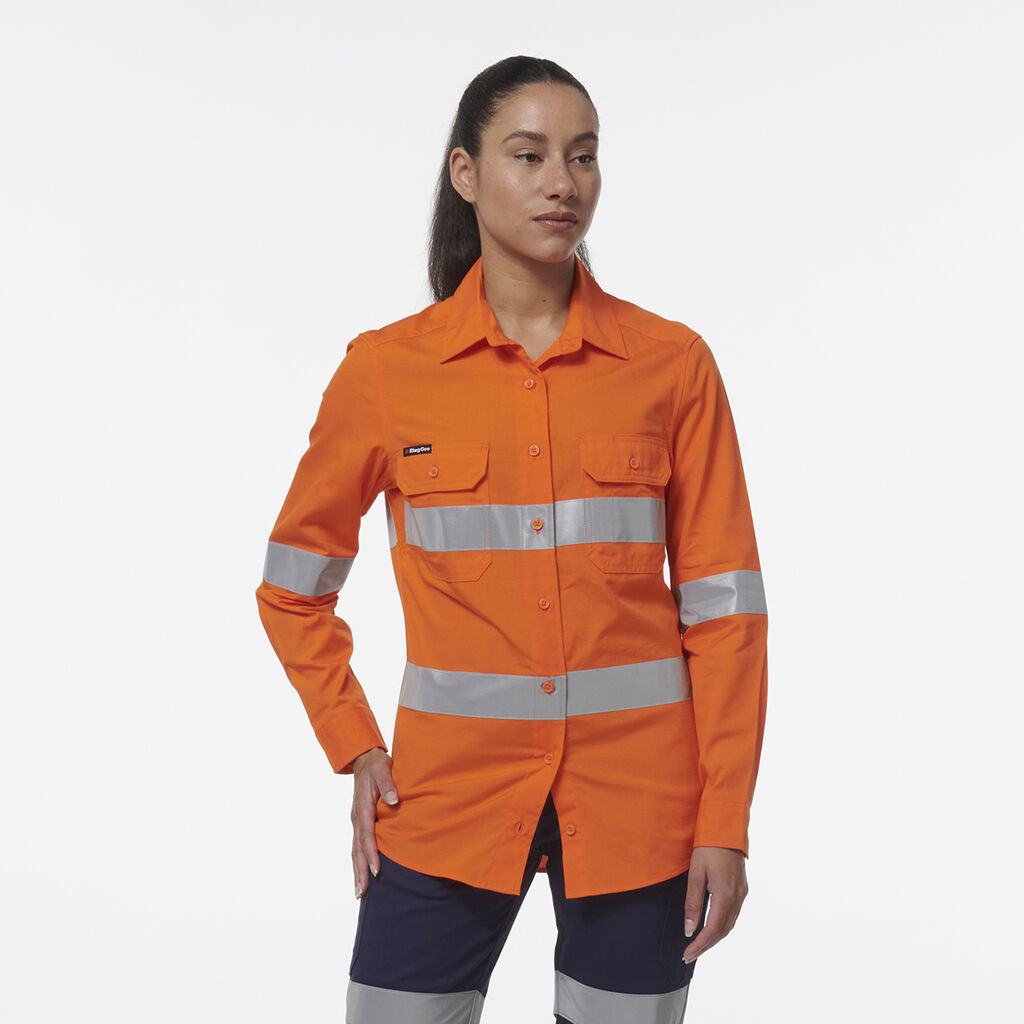 Womens Workcool Vented Reflective Shirt