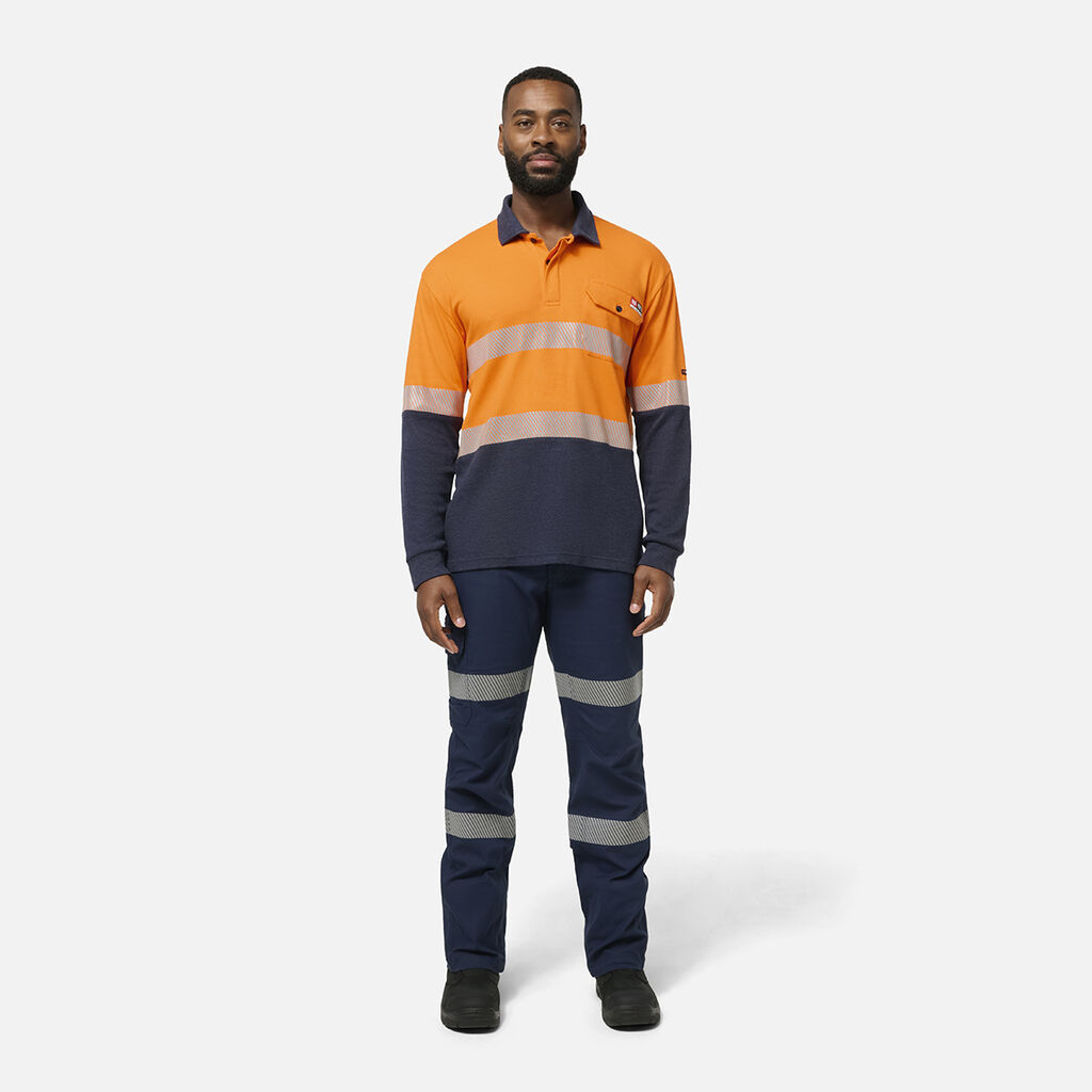 Shieldtec FR Hi-Vis Spliced Polo with FR Tape