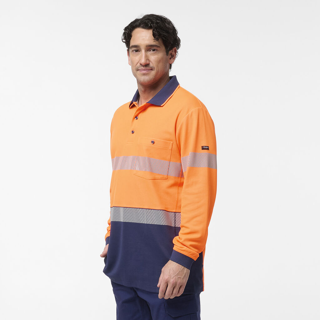 Originals Spliced Taped Cotton Back Polo