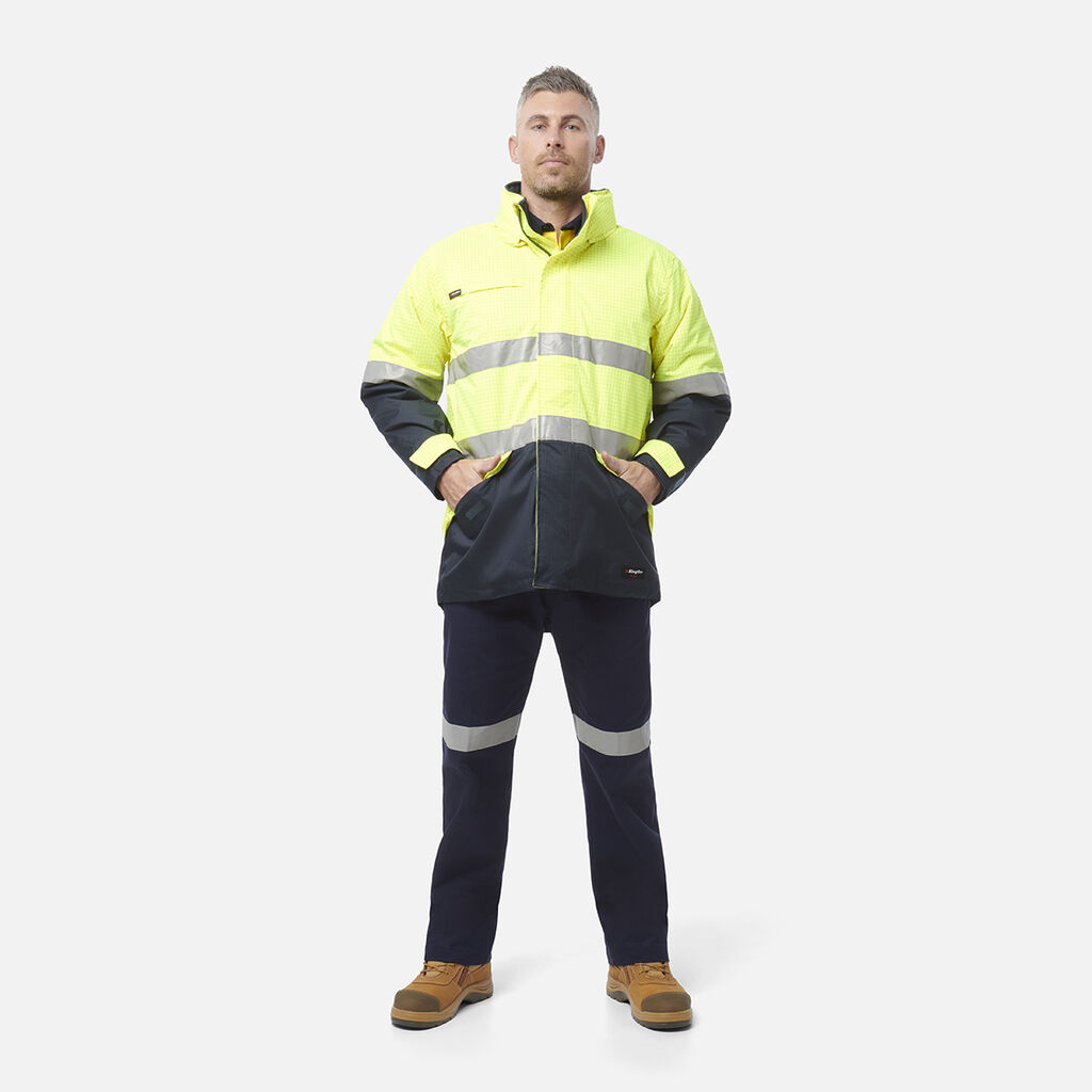 Hi-Vis Anti Static Waterproof Reflective Work Jacket