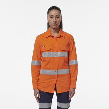 Womens Workcool Vented Reflective Shirt