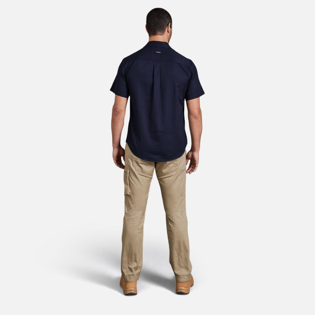 Tradies Lightweight Cotton Drill Short Sleeve Work Shirt