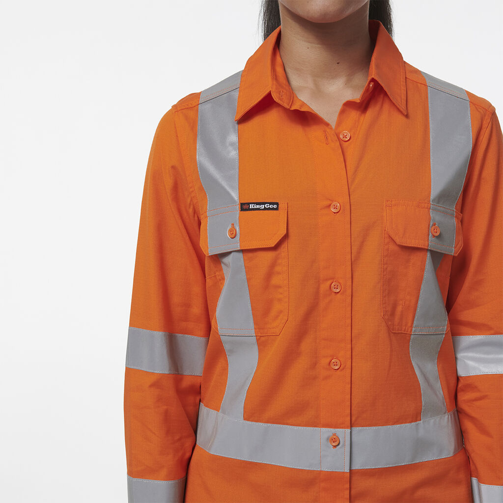 Womens Workcool Vented X Back Shirt 
