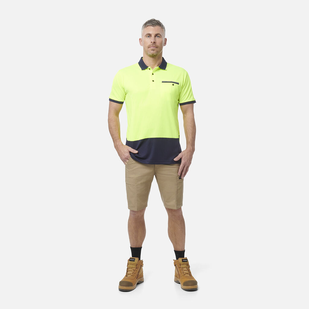 Workcool Hyperfreeze Hi-Vis Lightweight Short Sleeve Polo