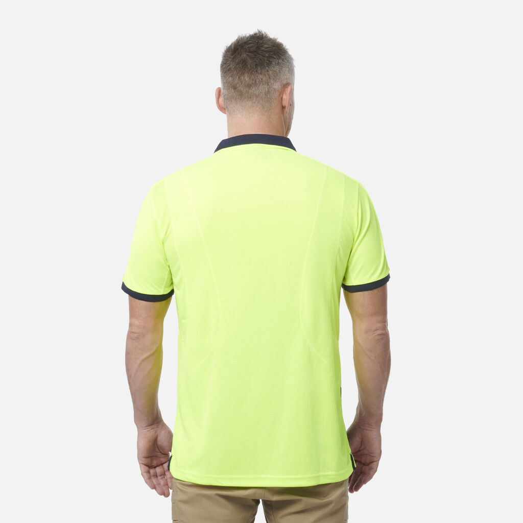 Workcool Hyperfreeze Hi-Vis Lightweight Short Sleeve Polo