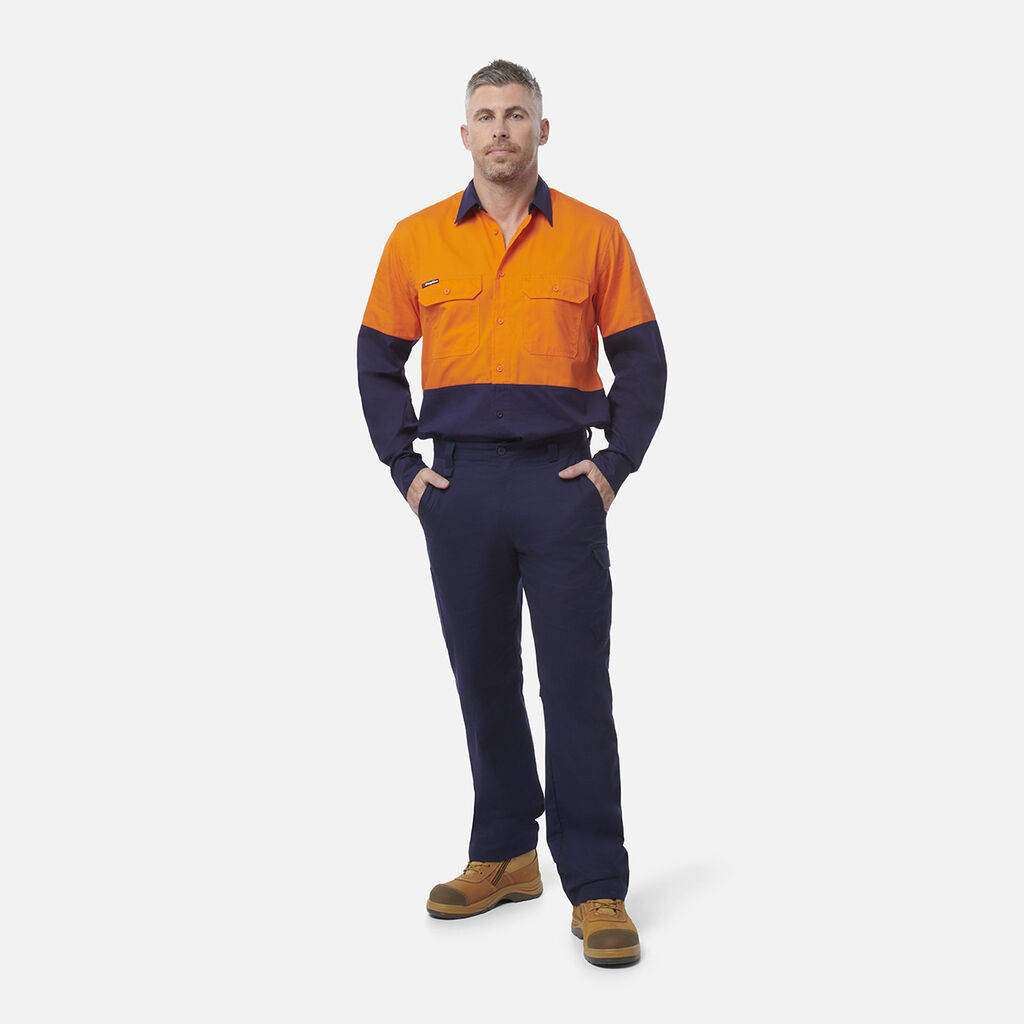 Workcool Vented Spliced Shirt Long Sleeve