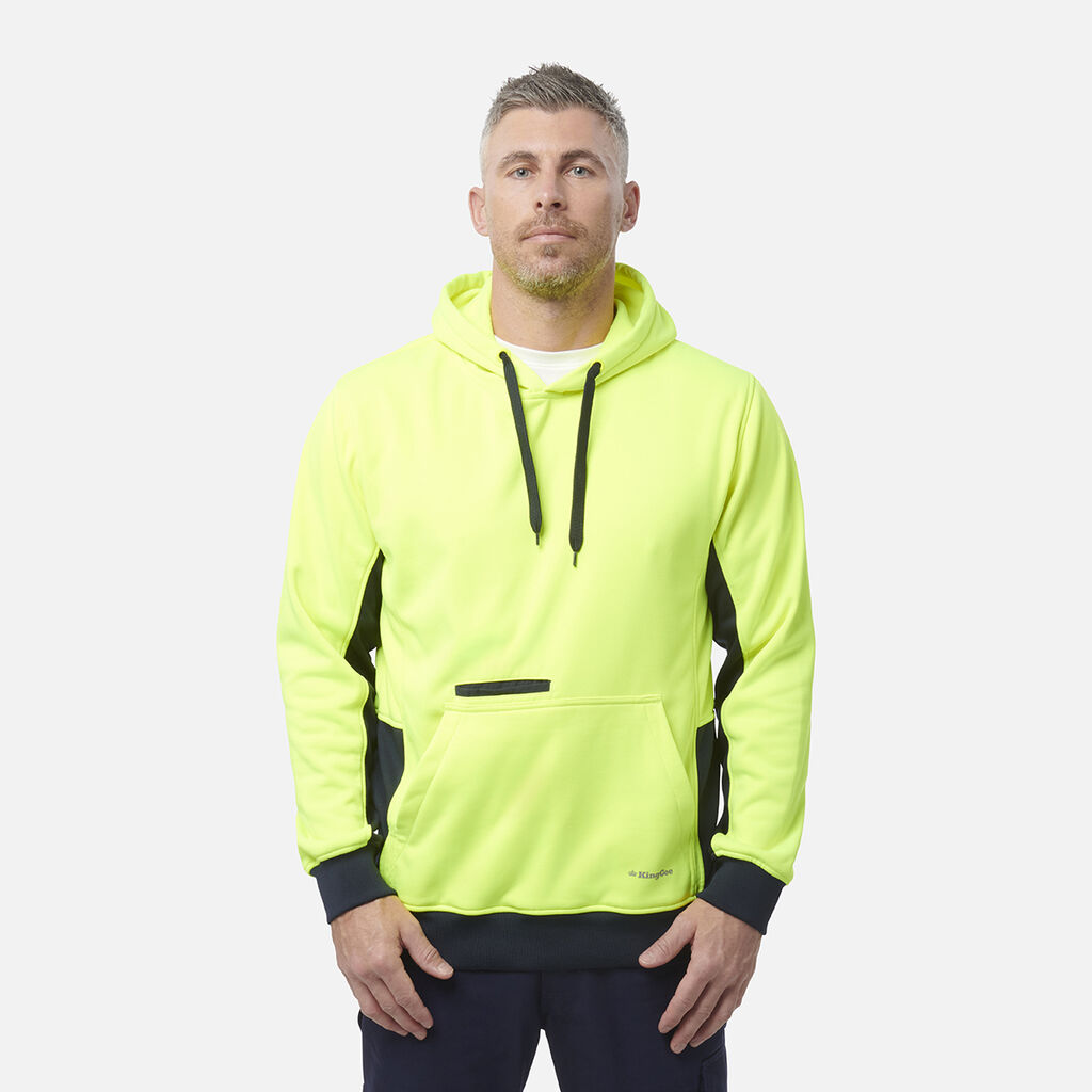 Hi-Vis Fleece Pullover Hoodie