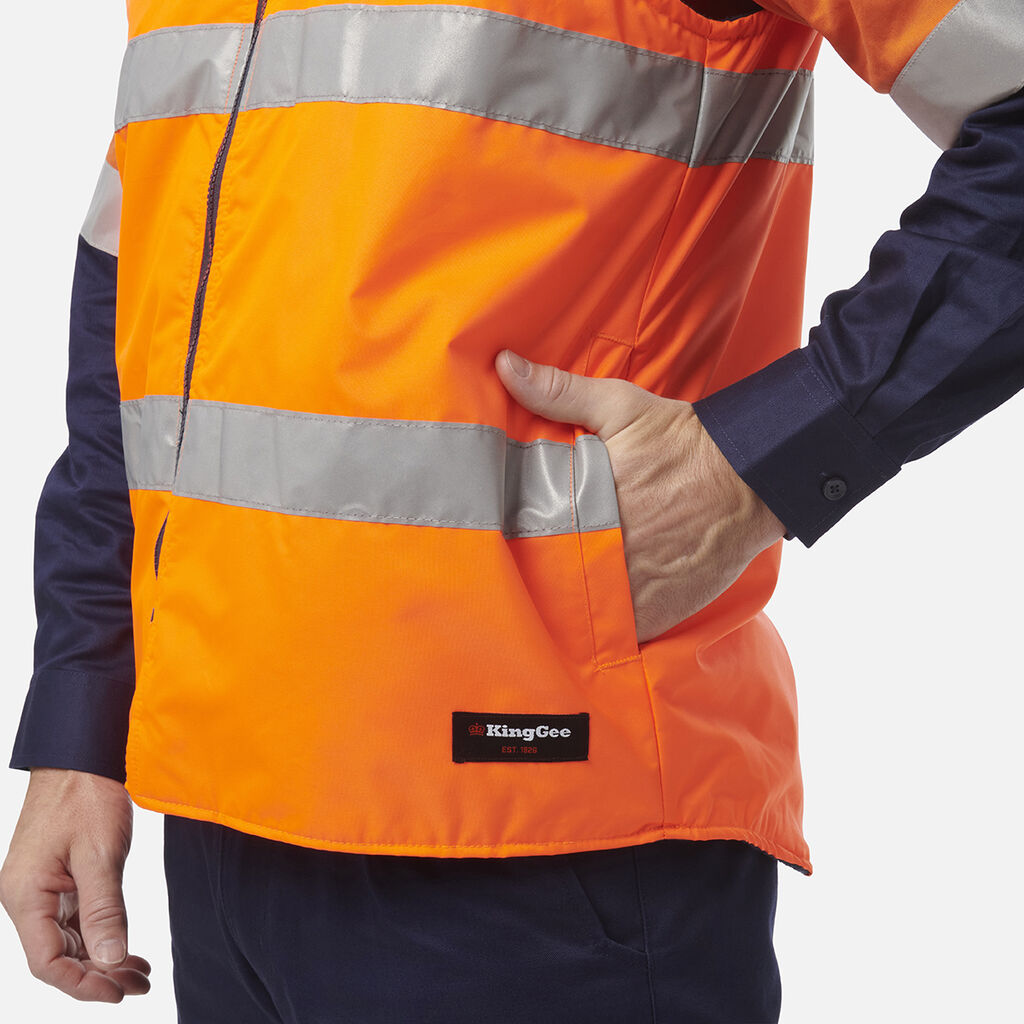 Originals 4 in 1 Waterproof Hi-Vis Reflective Work Jacket