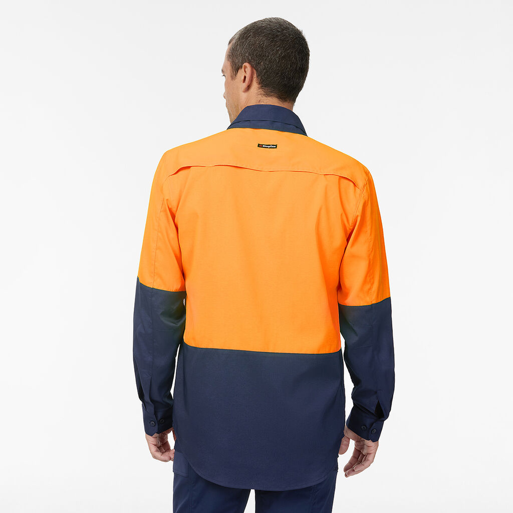 DryCool Hi Vis Spliced Shirt Long Sleeve Shirt 