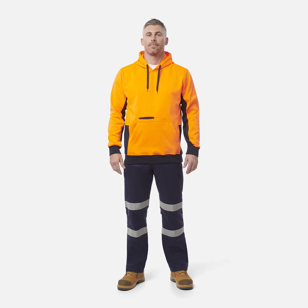 Hi-Vis Fleece Pullover Hoodie