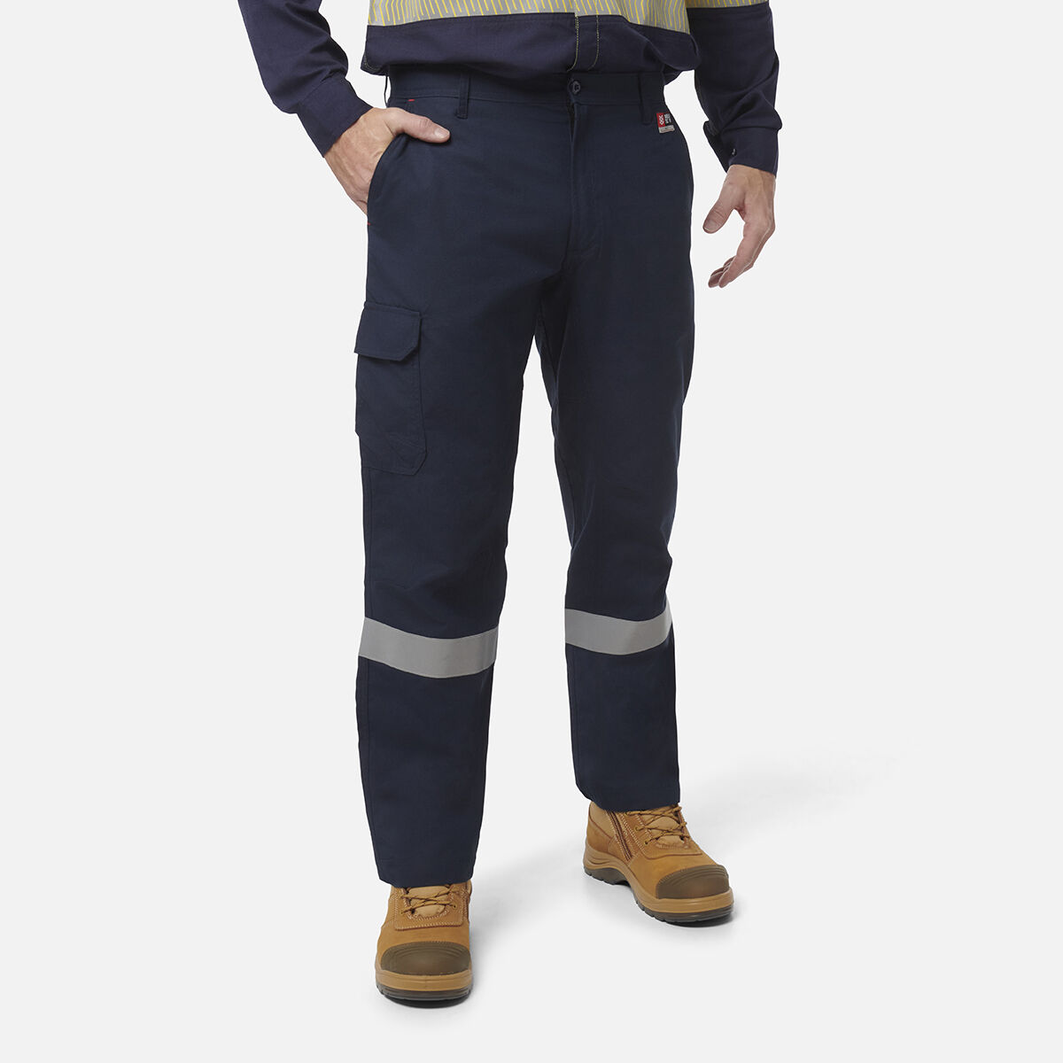 ShieldTec FR Flat Front Taped Cargo Pant PPE2 | KingGee Australia