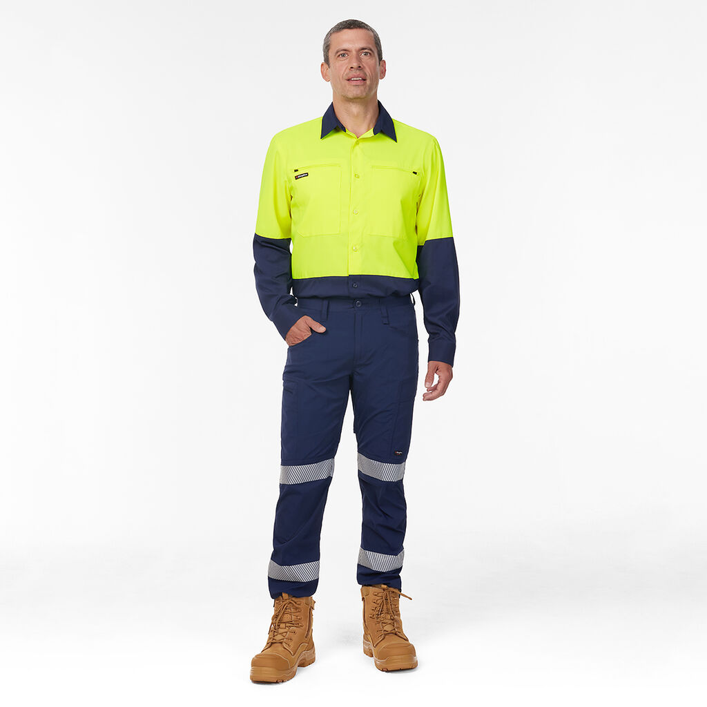 DryCool Hi Vis Spliced Shirt Long Sleeve Shirt 