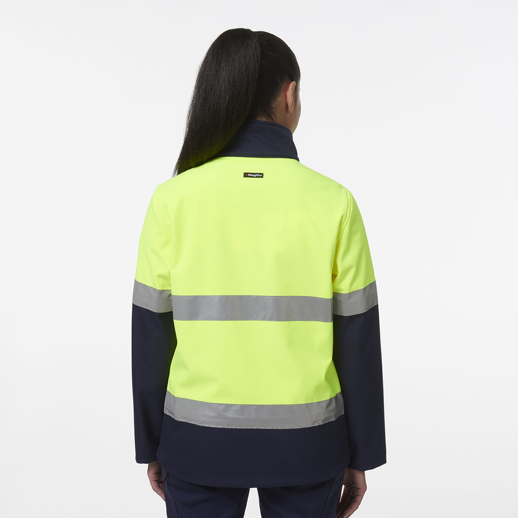 Women's Reflective Spliced Soft Shell Jacket