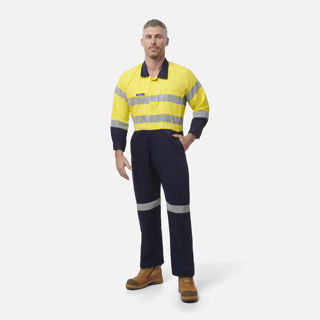 Originals Hi-Vis Reflective Two Tone Drill Work Coveralls