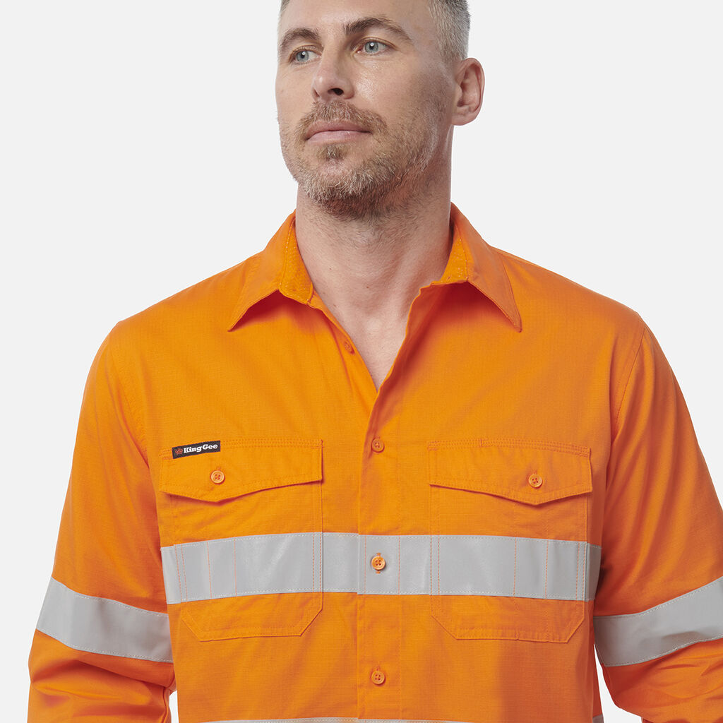 Workcool 2 Hi-Vis Reflective Long Sleeve Work Shirt